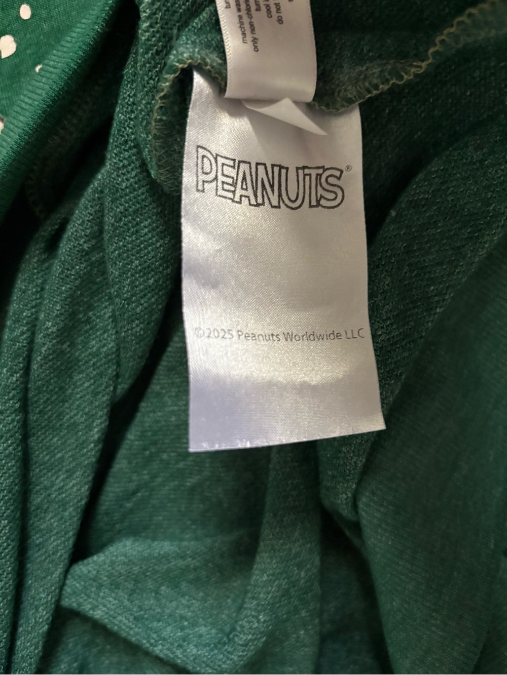 Lane Bryant Green Snoopy Christmas Sweatshirt - Picture 7 of 7